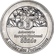 Portugal 2.50 Euro 2014 - 35 Anos do Serviço Nacional de Saúde