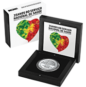 Portugal 2.50 Euro 2014 PROOF - 35 Anos do Serviço Nacional de Saúde