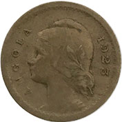 Angola 10 Centavos 1923 Mbc