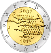 Finlândia 2 Euro 2007 - 90 Anos da Independência