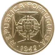 Moçambique 2$50 1942 Mbc