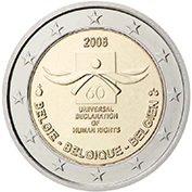 Bélgica 2 Euro 2008 - Direitos Humanos