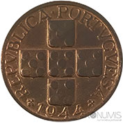 Portugal XX Centavos 1944 Mbc+