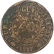 D. Maria II Pataco 1847 ( G.C.P.) BC