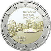 Malta 2 Euro 2019 Templo de Ta Hagrat