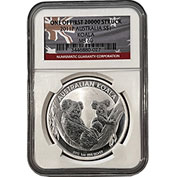 Australia 1 Dollar 2011 - Koala 1 Oz em Prata MS69