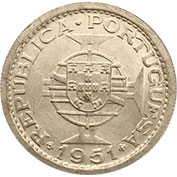 São Tomé e Príncipe 5$00 1951 Soberba