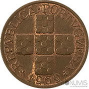 Portugal XX Centavos 1969 Bela