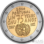 Portugal 2 Euro 2020 75.º Aniversário da Organização das Nações Unidas