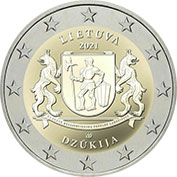 Lituânia 2 Euro 2021 - Região Dzukija