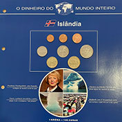 Islândia Serie 8 Moedas circulação corrente