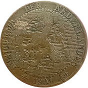 Holanda 1 Cent 1901