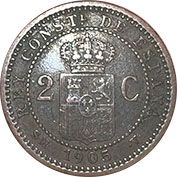 Espanha 2 Cêntimos 1905