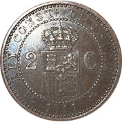 Espanha 2 Cêntimos 1911