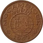 Moçambique Escudo 1957 Bela