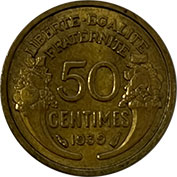 França 50 Centimes 1939