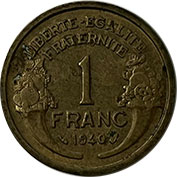 França 1 Franc 1940