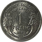 França 1 Franc 1957 Soberba