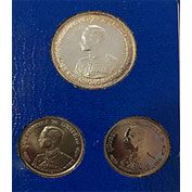 Tailândia Set 3 moedas 1963