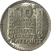 França 10 Francos 1932 Soberba