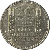 França 20 Francos 1938