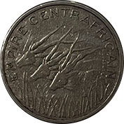 Republica Central Africana 100 Francs 1978