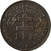 Camarões 1 Francs 1943
