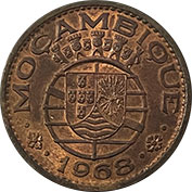 Moçambique Escudo 1968 Bela