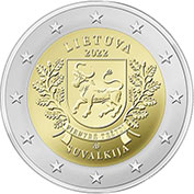 Lituânia 2 Euro 2022 - Região Suvalkija