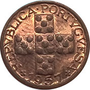 Portugal X Centavos 1957 Bela