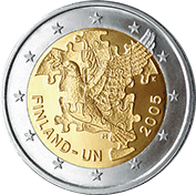 Finlândia 2 Euro 2005 - Aniv. das Nações Unidas