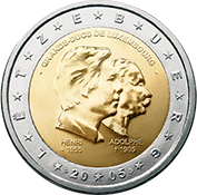 Luxemburgo 2 Euro 2005 - Aniv. Grão Duques