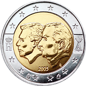 Bélgica 2 Euro 2005 - União Economica Belgica - Luxemburgo