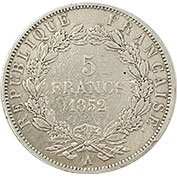 França 5 Francos 1852 A MBC