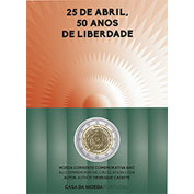 Portugal 2 Euro BNC 2024 25 de Abril, 50 Anos de Liberdade