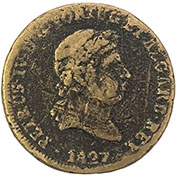 D. Pedro IV Pataco 1827 BC