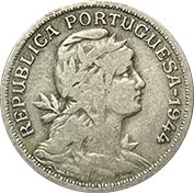 Portugal 50 Centavos 1944 BC