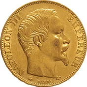 França 20 Francos em Ouro 1856 A
