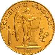 França 20 Francos em Ouro 1897 A