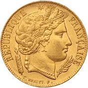 França 20 Francos em Ouro 1851 A