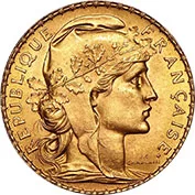 França 20 Francos em Ouro 1904