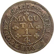 Angola D. José I 1/4 Macuta 1770 MBC+