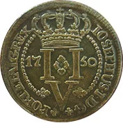 MADEIRA D. José I - V Réis 1750 MBC+