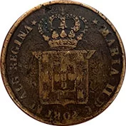 D. Maria II Pataco ( 40 Reis ) 1833 LOIOS MBC-
