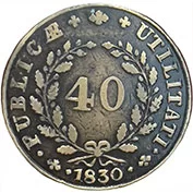 D. Miguel I 40 Réis (Pataco) 1830 MBC