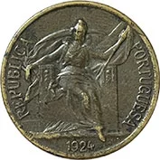 Portugal 50 Centavos 1924 BC+