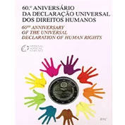 Portugal 2 Euro BNC 2008 - Direitos Humanos