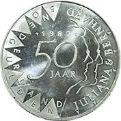 Holanda 50 Goulden 1987
