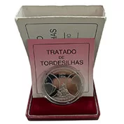 Cabo Verde 1000$00 1994 PROOF Tratado de Tordesilhas