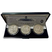 Portugal Medalha 20 Euro 1998 Triple Set Regata Vasco da Gama